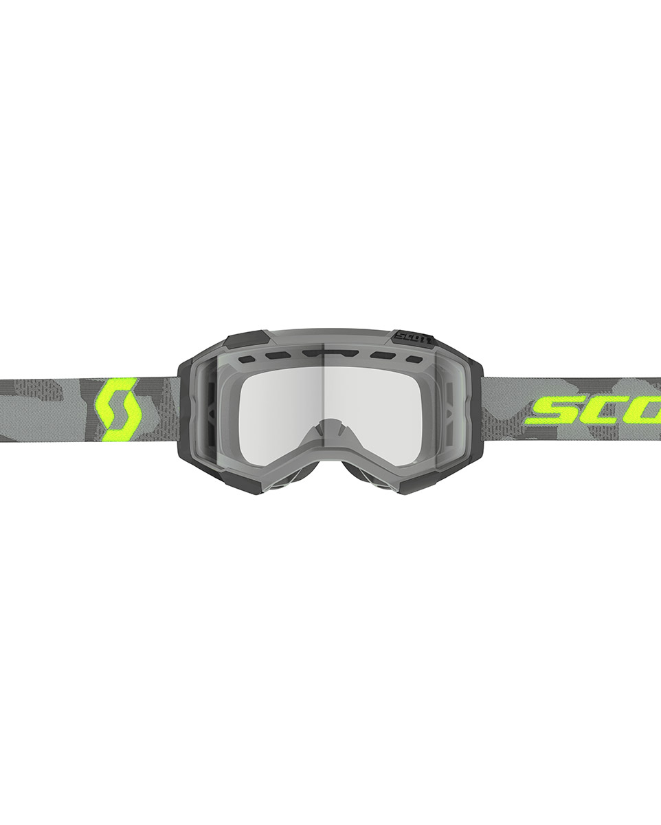 Masque Unisexe FURY ENDURO Gris/Jaune